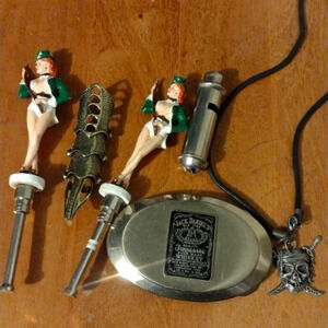 Jack Daniels Belt Buckle and Assorted Items
